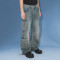 Chanjoye faded baggy Jeans | Urban fashion Jeans| High Quality Jeans