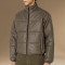 Chanjoye Custom Grid Thick Puffer Jacket | High Quality Cut Sew Padded Down Coat Winter