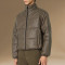 Chanjoye Custom Grid Thick Puffer Jacket | High Quality Cut Sew Padded Down Coat Winter