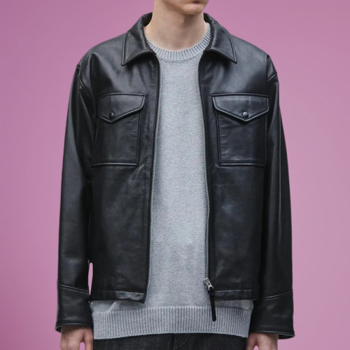 Chanjoye Custom Logo Thick Pu Jacket | Heavy Jacket Supplier | High Quality Jacket Wholesale