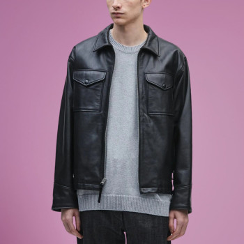 Chanjoye Custom Logo Thick Pu Jacket | Heavy Jacket Supplier | High Quality Jacket Wholesale