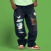 Chanjoye wide leg jeans | hip hop style Jeans | edgy fashion Jeans