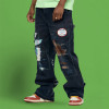 Chanjoye wide leg jeans | hip hop style Jeans | edgy fashion Jeans