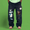 Chanjoye wide leg jeans | hip hop style Jeans | edgy fashion Jeans