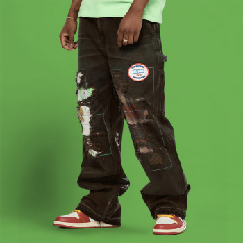 Chanjoye wide leg jeans | hip hop style Jeans | edgy fashion Jeans