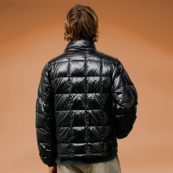 Chanjoye Custom Grid Thick Puffer Jacket | High Quality Cut Sew Padded Down Coat Winter