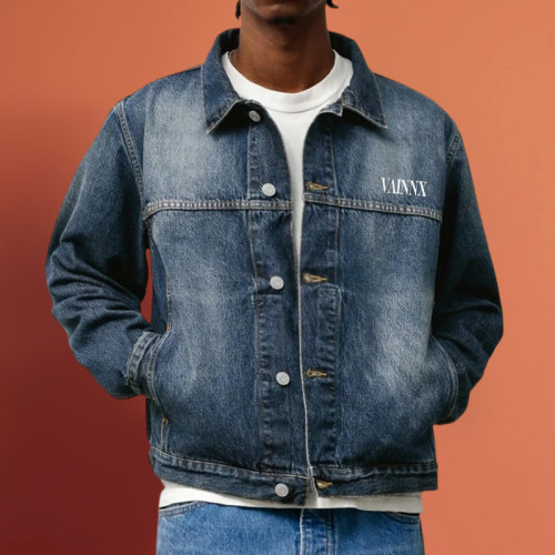 Custom Denim Jacket | Manufacturer Stone Wash Denim Jacket | OEM High Quality Jacket Chanjoye