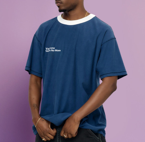 Chanjoye Vintage Oversize T-shirt | Custom Solid-color | Streetwear Self Improvement T-shirt