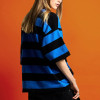Chanjoye Striped Casual T-shirt | Manufacturer Custom Logo | Vintage Heavyweight