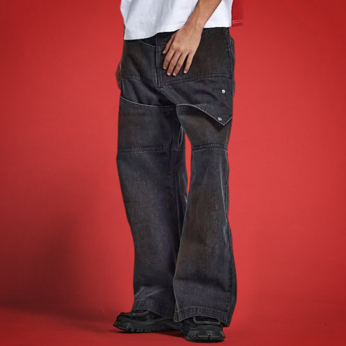Chanjoye black washed jeans | Casual loose jeans | High Quality Jeans