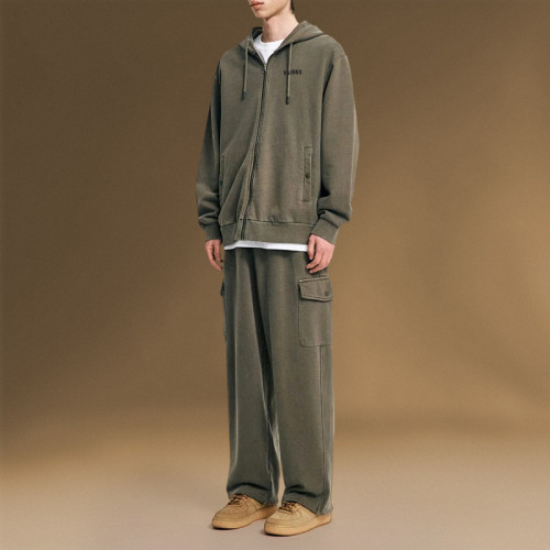 Chanjoye Manufacturer Custom Vintage Jogging Tracksuit Set | Zipper Hoodie | tracksuits for men