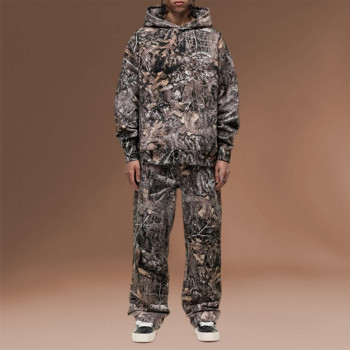 Chanjoye High Quality Custom Embroidered logo | 100% Organic Cotton | Hoodie Zipper Tracksuit