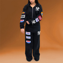 Chanjoye High-quality Embroidery Print | Patch Logo | Two-piece Sweatsuit