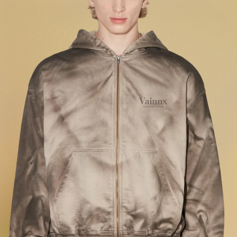 zip up track jacket
