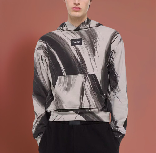 Chanjoye Cut and Sew Streetwear Custom Print Logos Heavy Weight Hoodie Cotton Hoodie Supplier