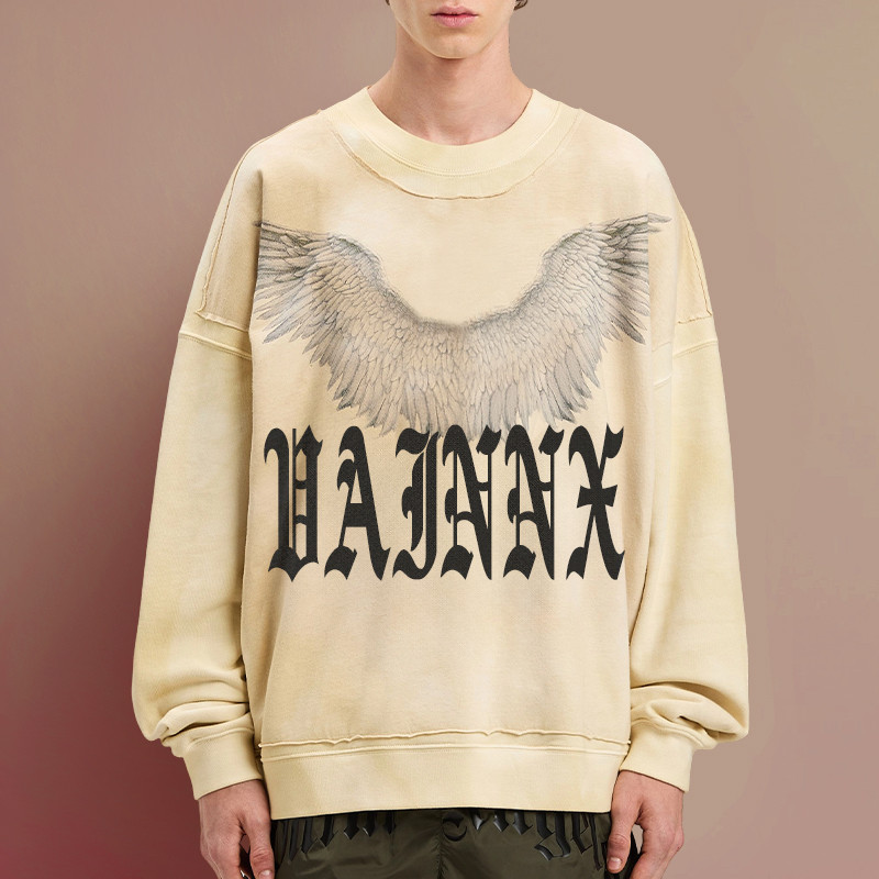drop shoulder hoodie 