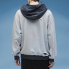 Chanjoye Digital Print logo Ripped Patch |  Vintage Heavyweight | Streetwear Men's Hoodie