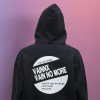 Chanjoye Cut and Sew Streetwear Custom Print Logos Heavy Weight Hoodie Cotton Solid Color Hoodie