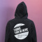 Chanjoye Cut and Sew Streetwear Custom Print Logos Heavy Weight Hoodie Cotton Solid Color Hoodie