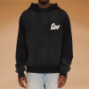 Chanjoye Cut and Sew Streetwear Custom Print Logos Thick Hoodie Cotton Vintage Color Hoodie