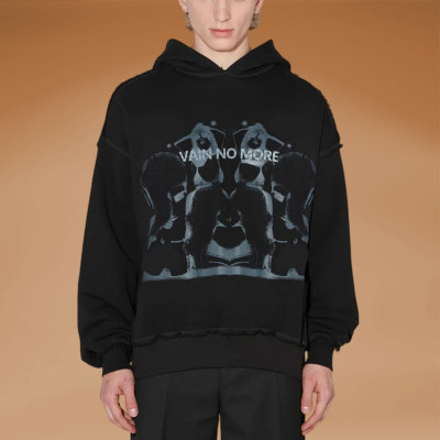 Chanjoye Thick Hoodie Custom Print logos Distressed Hoodie Cotton High Quality Hoodie Supplier
