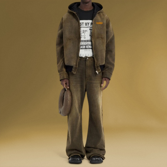 Chanjoye Custom Jogger Sweatpants Jacket Sweatsuit | Casual Unisex | Acid Wash