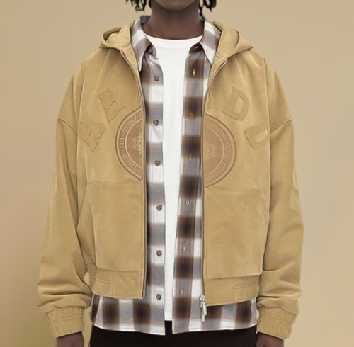 Chanjoye Custom Zipper Jacket | Acid Washed Vintage Streetwear Jacket | Jacket For Men