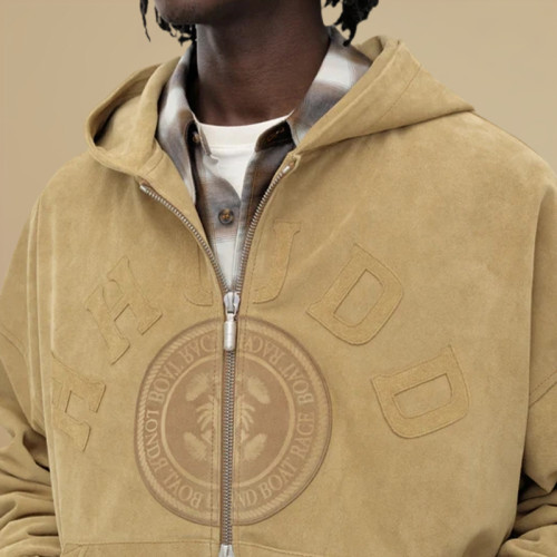 Chanjoye Custom Zipper Jacket | Acid Washed Vintage Streetwear Jacket | Jacket For Men