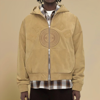 Chanjoye Custom Zipper Jacket | Acid Washed Vintage Streetwear Jacket | Jacket For Men