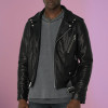 Chanjoye Custom Embroidery logo | Leather jacket Baseball Bomber | Jacket For Men