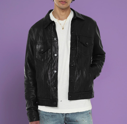 Chanjoye Custom Graphic Logo | Leather jacket Slim And waterproof | Jacket For Men