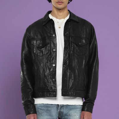 Chanjoye Custom Graphic Logo | Leather jacket Slim And waterproof | Jacket For Men