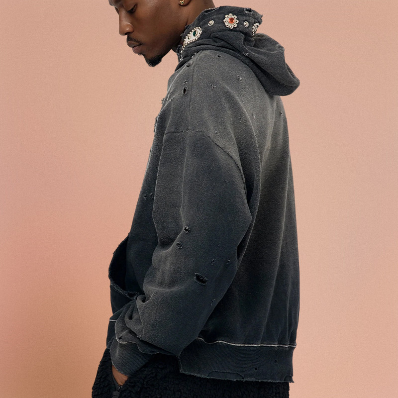  distressed hoodie 