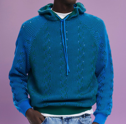Chanjoye Manufacturer Custom Logo | Knit Sweater |  Pullover Streetwear For Men