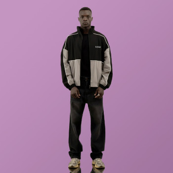 Chanjoye Custom Print Logo Jacket | Heavyweight Oversized Sport Jacket | Waterproof Windproof