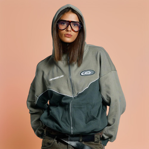 Chanjoye High Quality Custom Logo | Zipper jacket | Streetwear Sports Waterproof Jacket