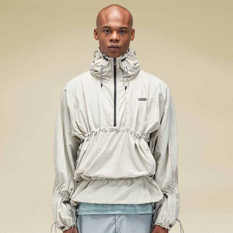Baseball collar zip up jacket