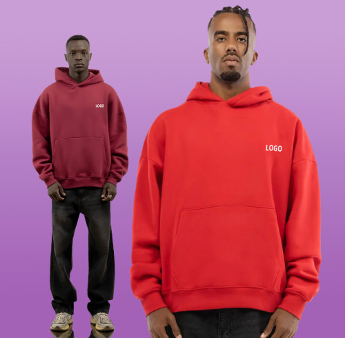 Chanjoye High Quality 100% Organic Cotton | Letter Print Logo | Blank Streetwear Hoodie