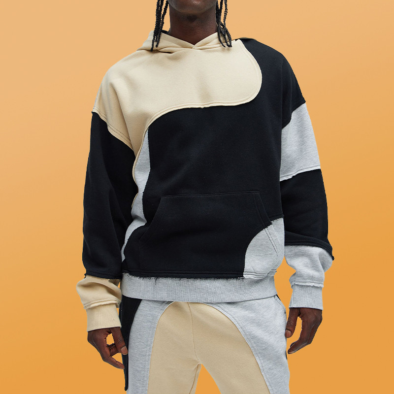 custom men cotton hoodie jacket