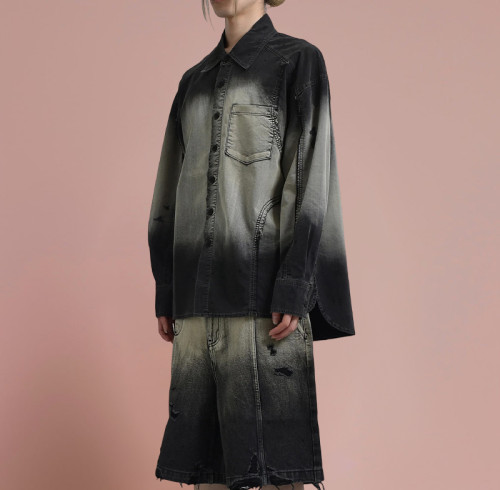 Chanjoye Custom Vintage Sweatsuit | Acid Wash Sun Fade | oversize streetwear