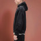 Chanjoye Cut and Sew Streetwear Custom Print Logos High Quality Hoodie Cotton Solid Color Hoodie