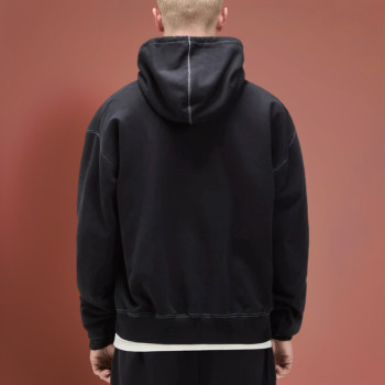 Chanjoye Cut and Sew Streetwear Custom Print Logos High Quality Hoodie Cotton Solid Color Hoodie