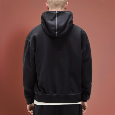 Chanjoye Cut and Sew Streetwear Custom Print Logos High Quality Hoodie Cotton Solid Color Hoodie