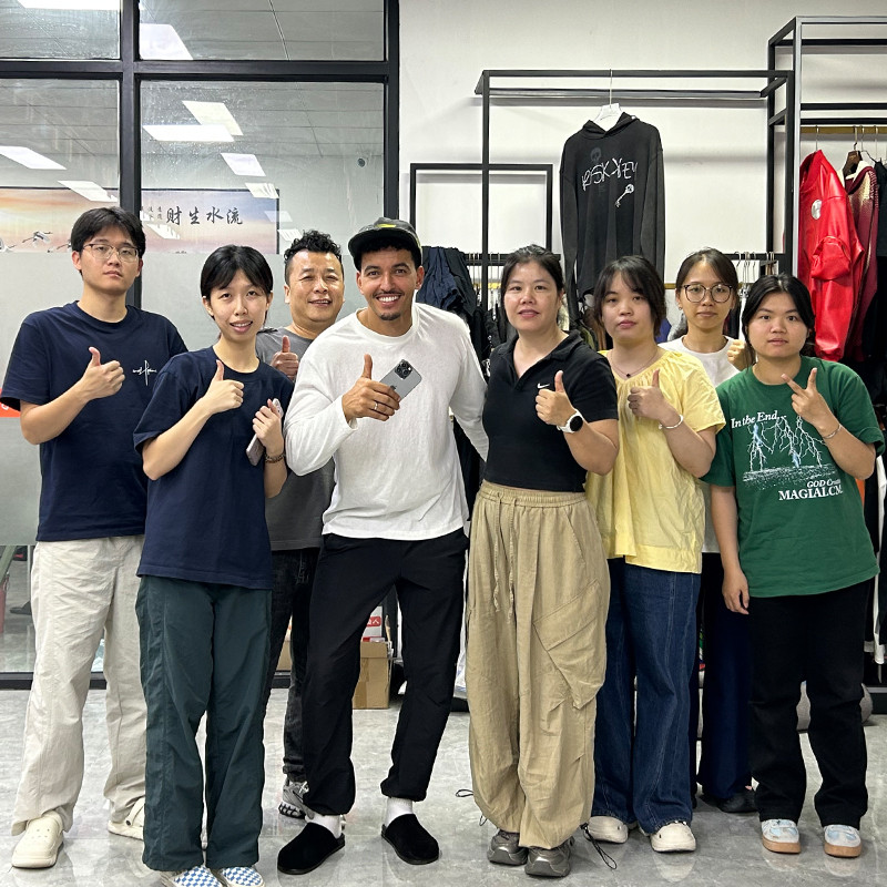 Group photo with clients