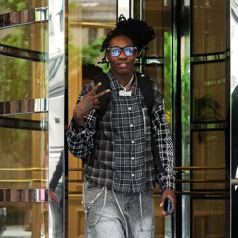 Checked Patchwork shirt