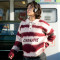 Custom Striped Sweater | OEM High Quality Polo Shirt | Knitted Fleece Embroidered Sweater