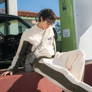 Custom knitted Zipper Sweater | Heavyweight Casual Breathable | Outdoor Streetwear Supplier