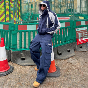 OEM Custom Polyester Tracksuits | Patchwork Zip up Jogger Set | Men Windbreaker Tracksuit