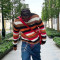 Custom Knitwear Multi Color Sweater | Letter embroidered Mohair Pullover | Sweater Supplier