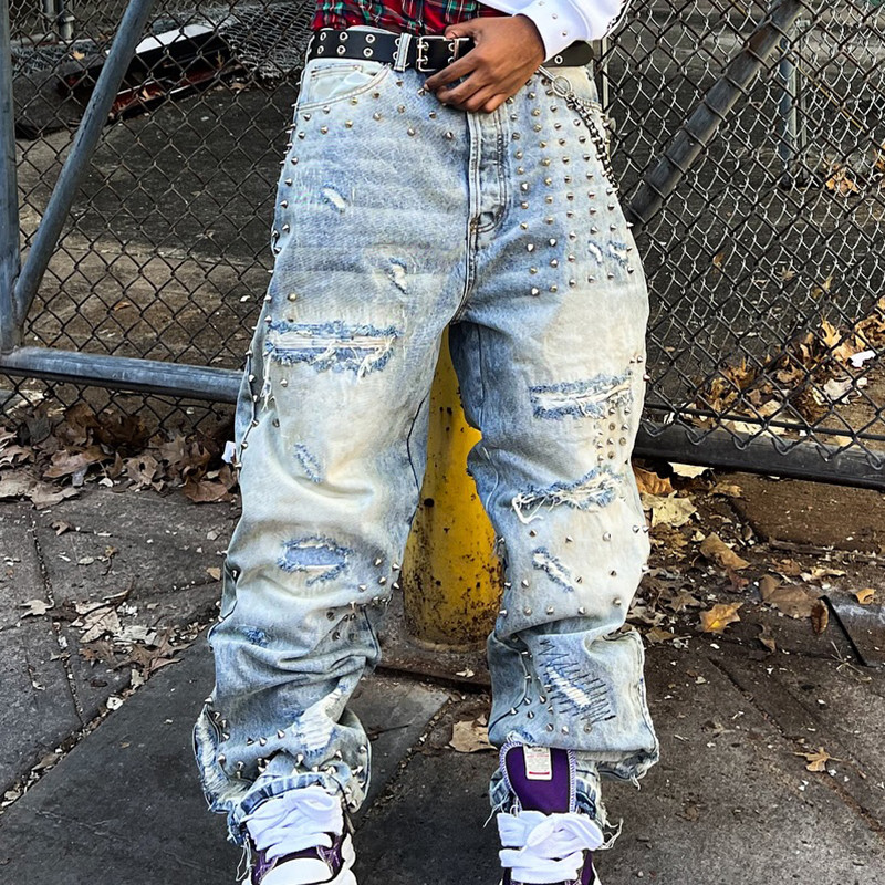 Vintage Distressed Pants